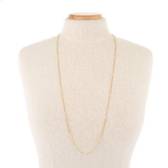 Peter Suchy 1.80 Carat Diamond By The Yard Yellow Gold Necklace