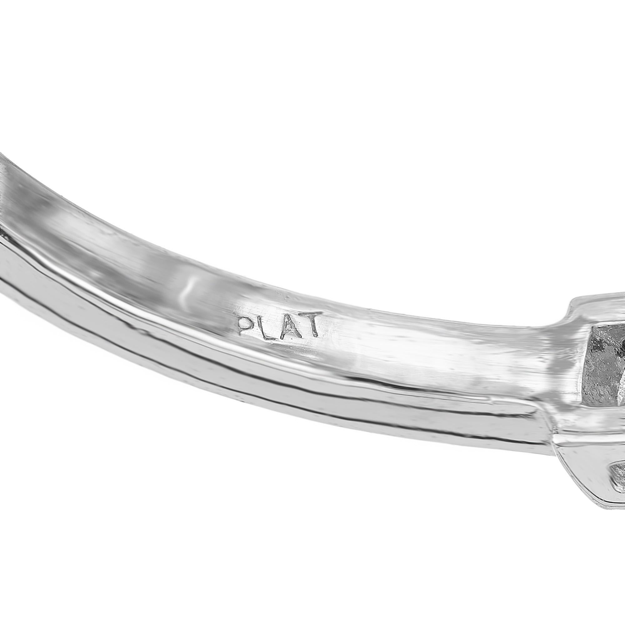 Peter Suchy 1.82 Carat Old Mine Diamond Platinum Engagement Ring For Sale 1