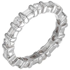 Peter Suchy 1.83 Carat Diamond White Gold Eternity Band Wedding Ring