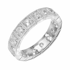 Peter Suchy 1.84 Carat Diamond Platinum Eternity Wedding Band Ring