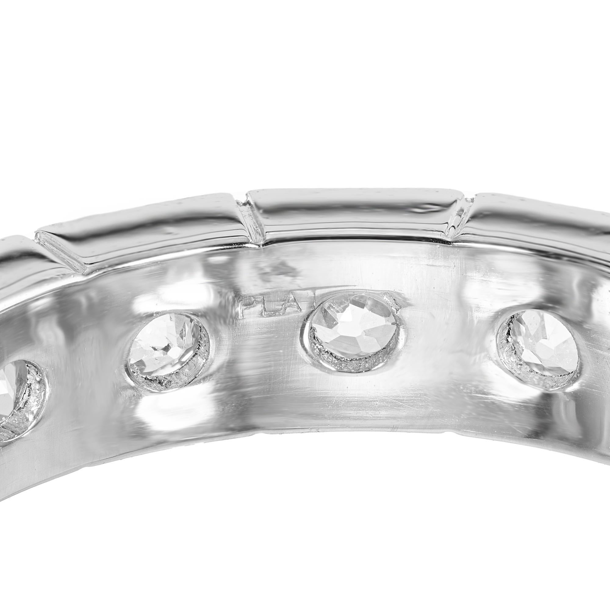 Alliance d'éternité Peter Suchy en platine avec diamant de 1.84 carats Neuf - En vente à Stamford, CT