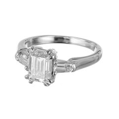Peter Suchy 1.88 Carat Diamond Platinum Three-Stone Engagement Ring