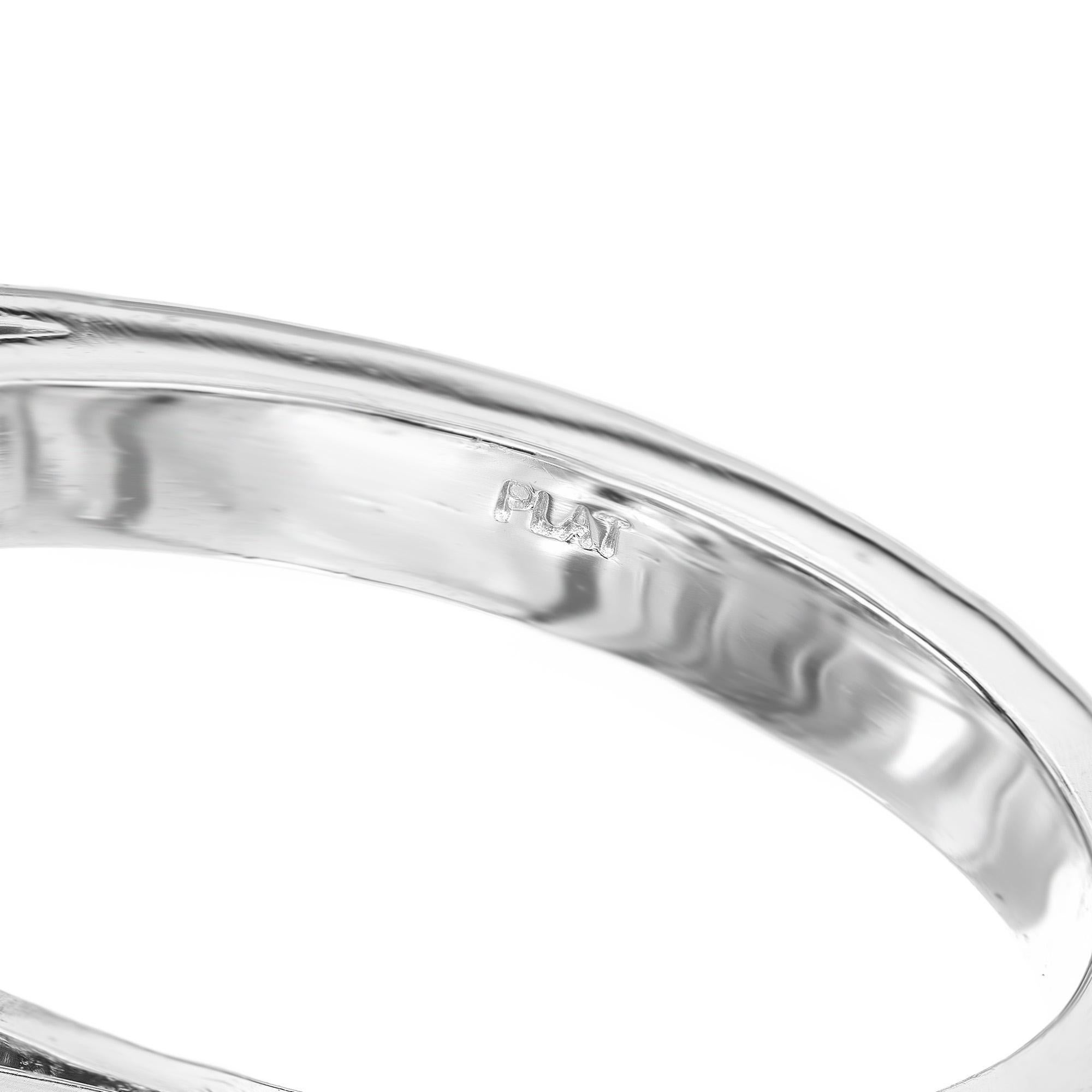 Peter Suchy 1.89 Carat Sapphire Diamond Halo Platinum Engagement Ring For Sale 2