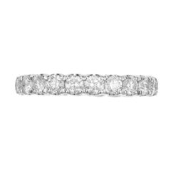 Peter Suchy 1.97 Carat Round Diamond Platinum Eternity Wedding Band Ring