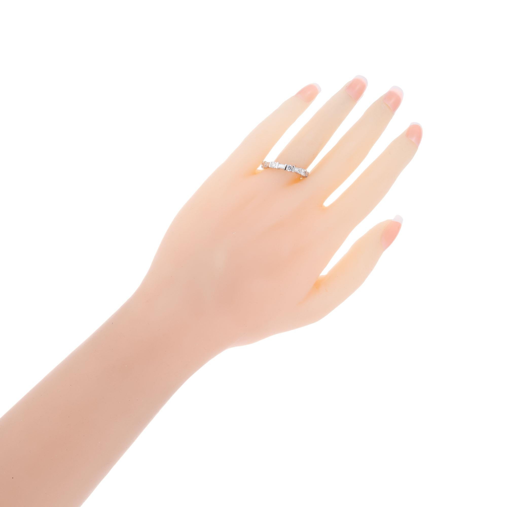 Peter Suchy 2.00 Carat Platinum Wedding Eternity Band In New Condition For Sale In Stamford, CT