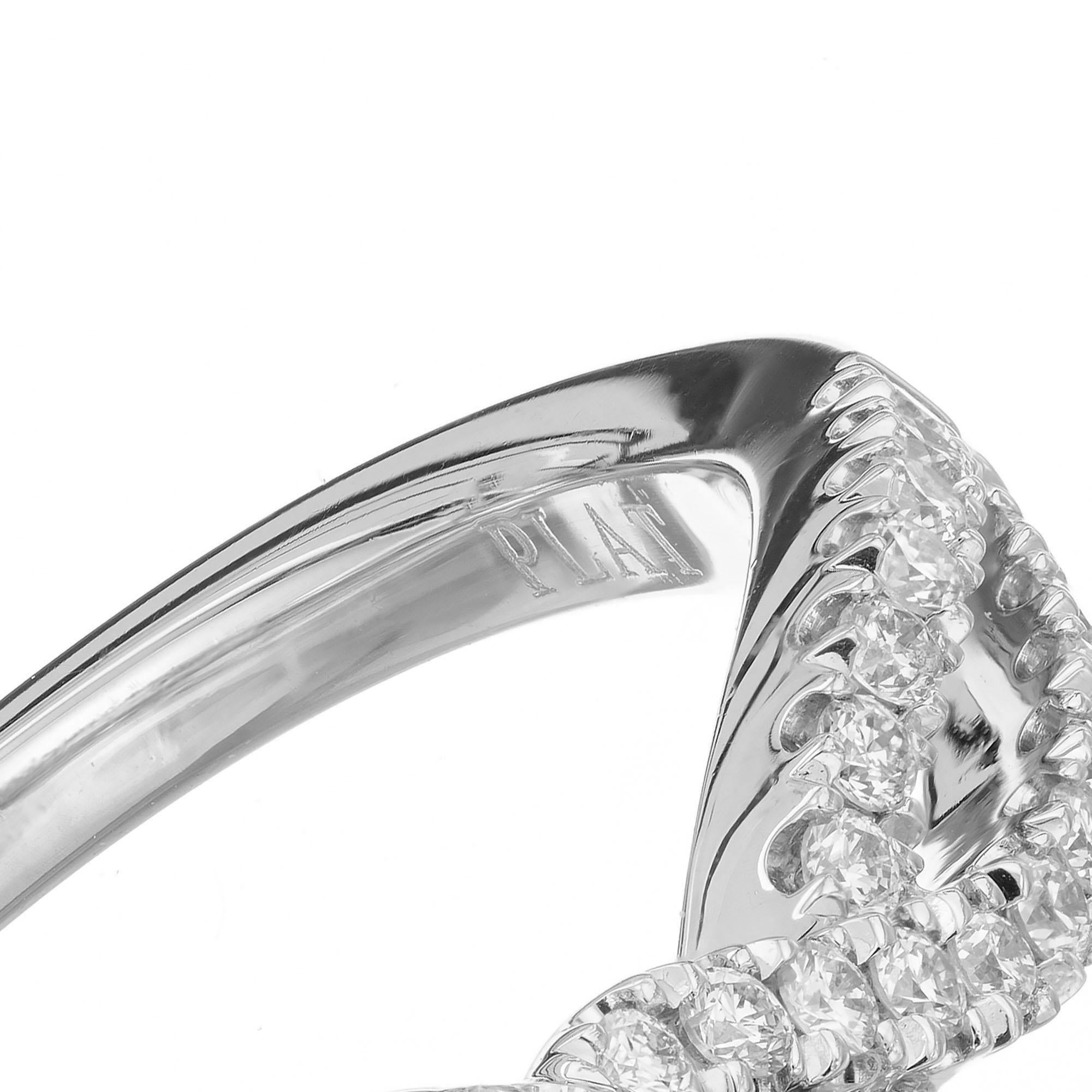 Peter Suchy, bague de fiançailles halo de diamants et alexandrite naturelle de 2,08 carats en vente 2