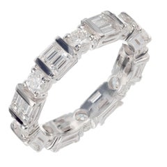 Peter Suchy 2.11 Carat Diamond Platinum Eternity Band