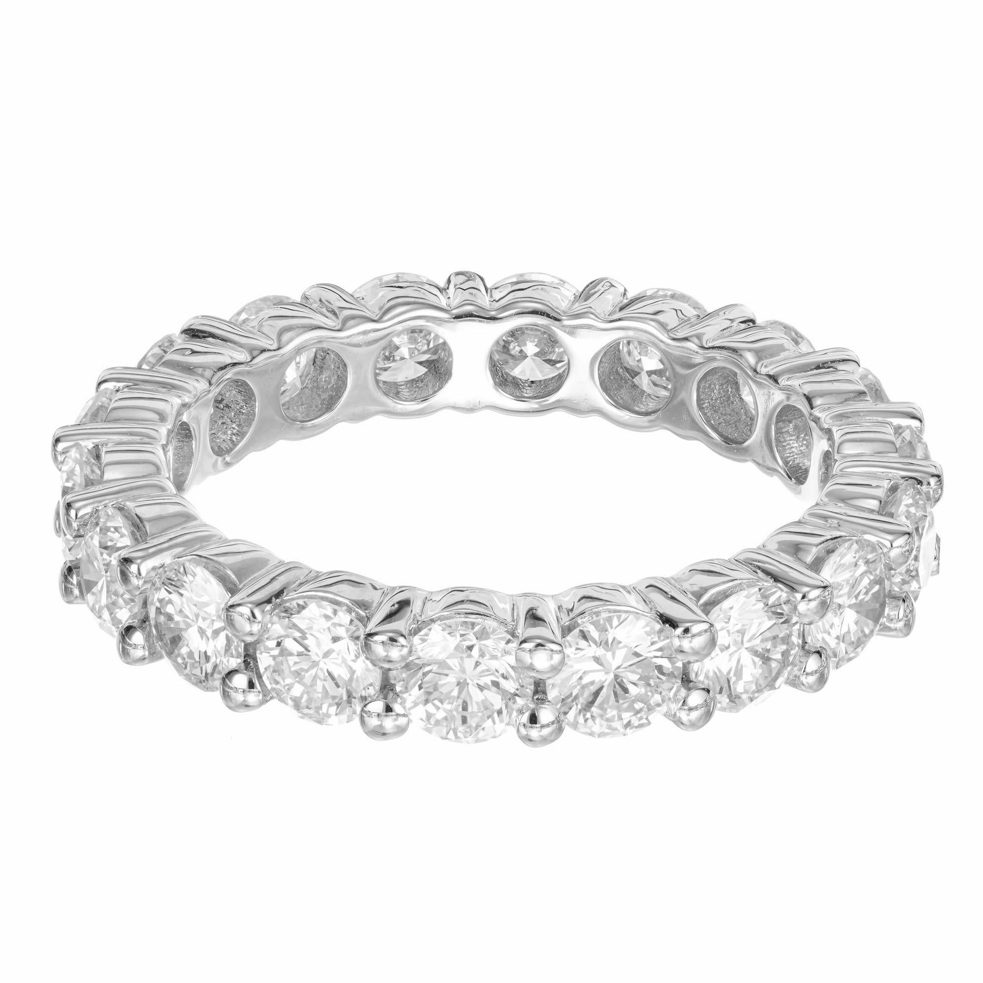 Peter Suchy 2.75 Carat Platinum Eternity Band Ring In New Condition For Sale In Stamford, CT