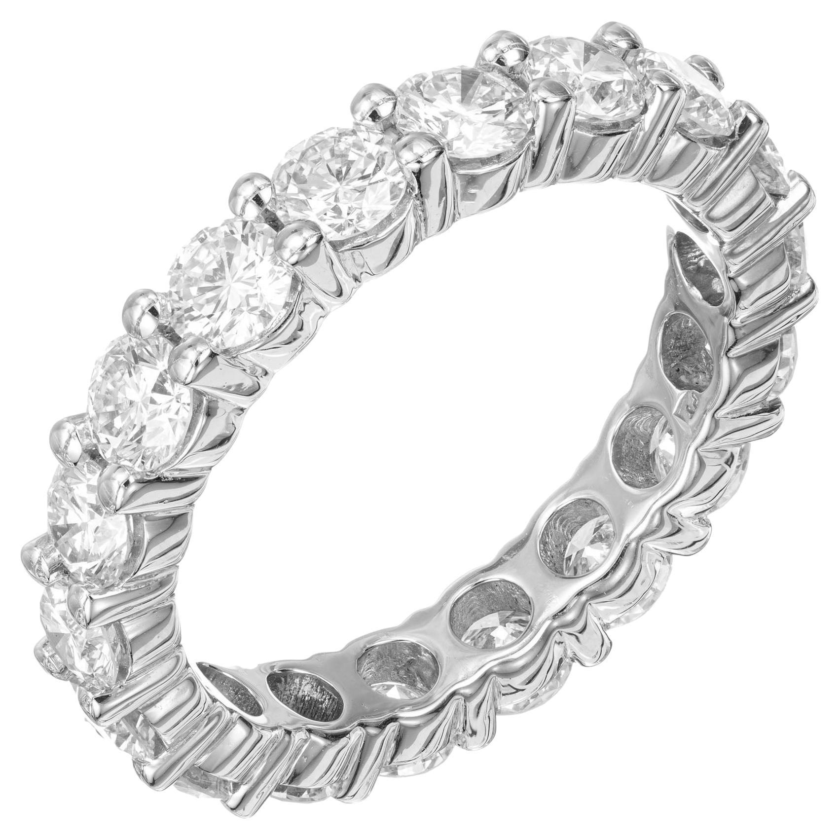 Eternity-Ring aus Platin mit 2,75 Karat Platin von Peter Suchy im Angebot