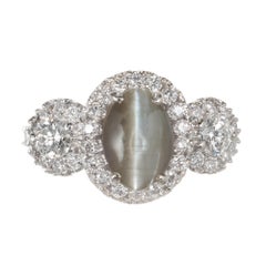 Peter Suchy 2.42 Carat Alexandrite Diamond Gold Engagement Ring