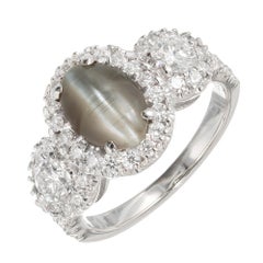 Peter Suchy 2.42 Carat Alexandrite Diamond Gold Engagement Ring