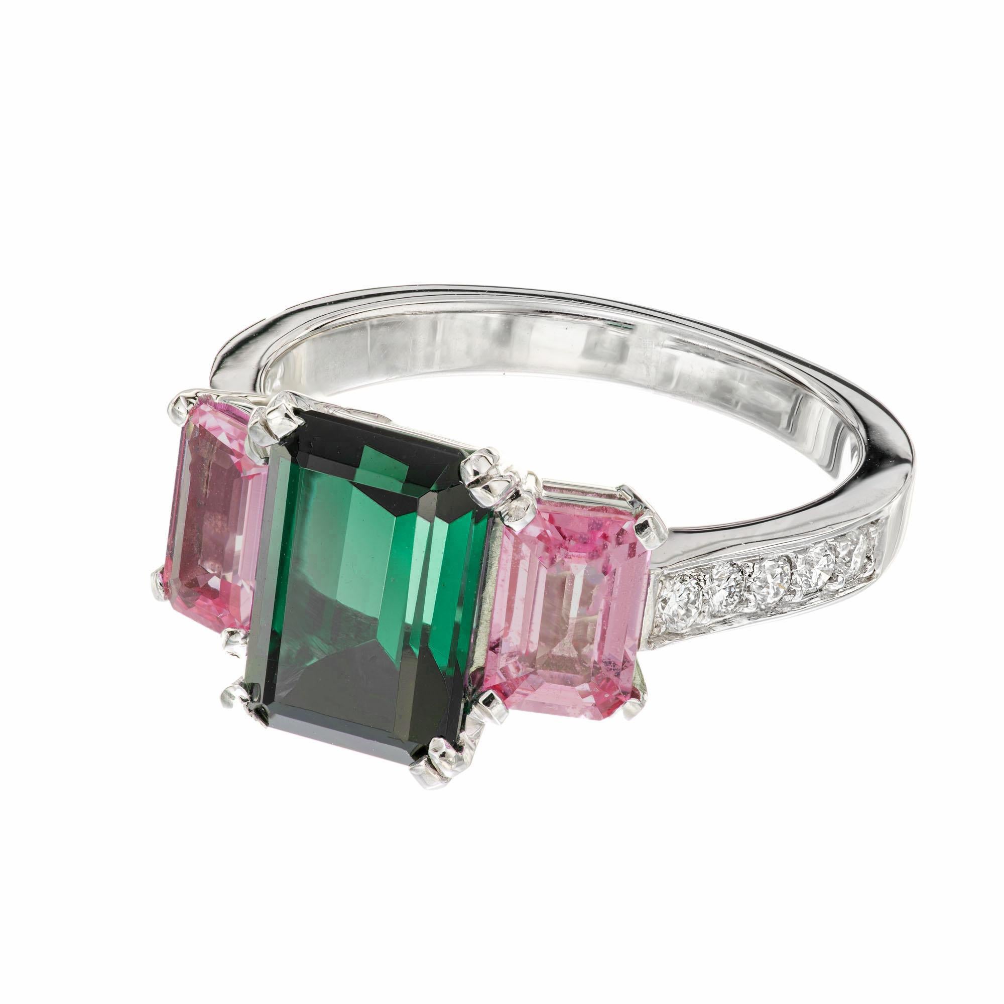 pink green gemstone
