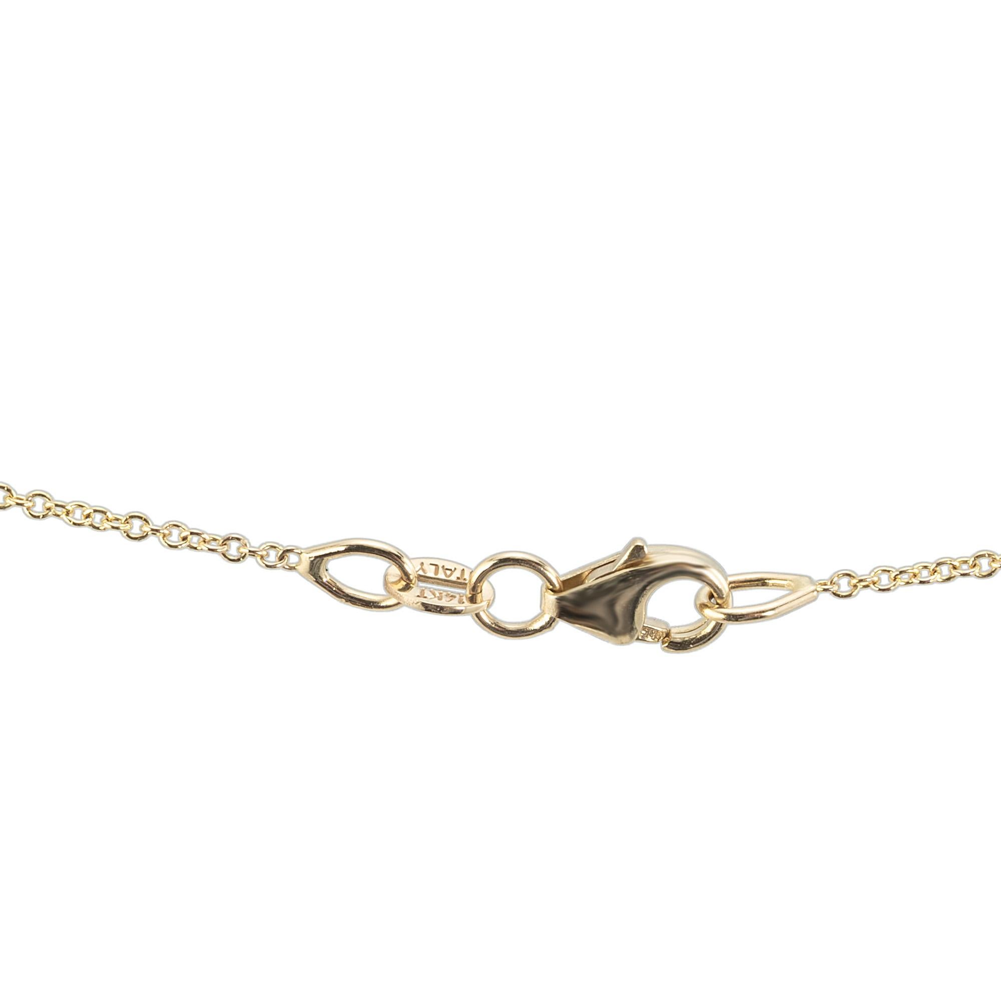 Peter Suchy - Collana con ciondolo in oro giallo con diamante e acquamarina a pera da 2,81 carati In condizioni Nuovo in vendita a Stamford, CT