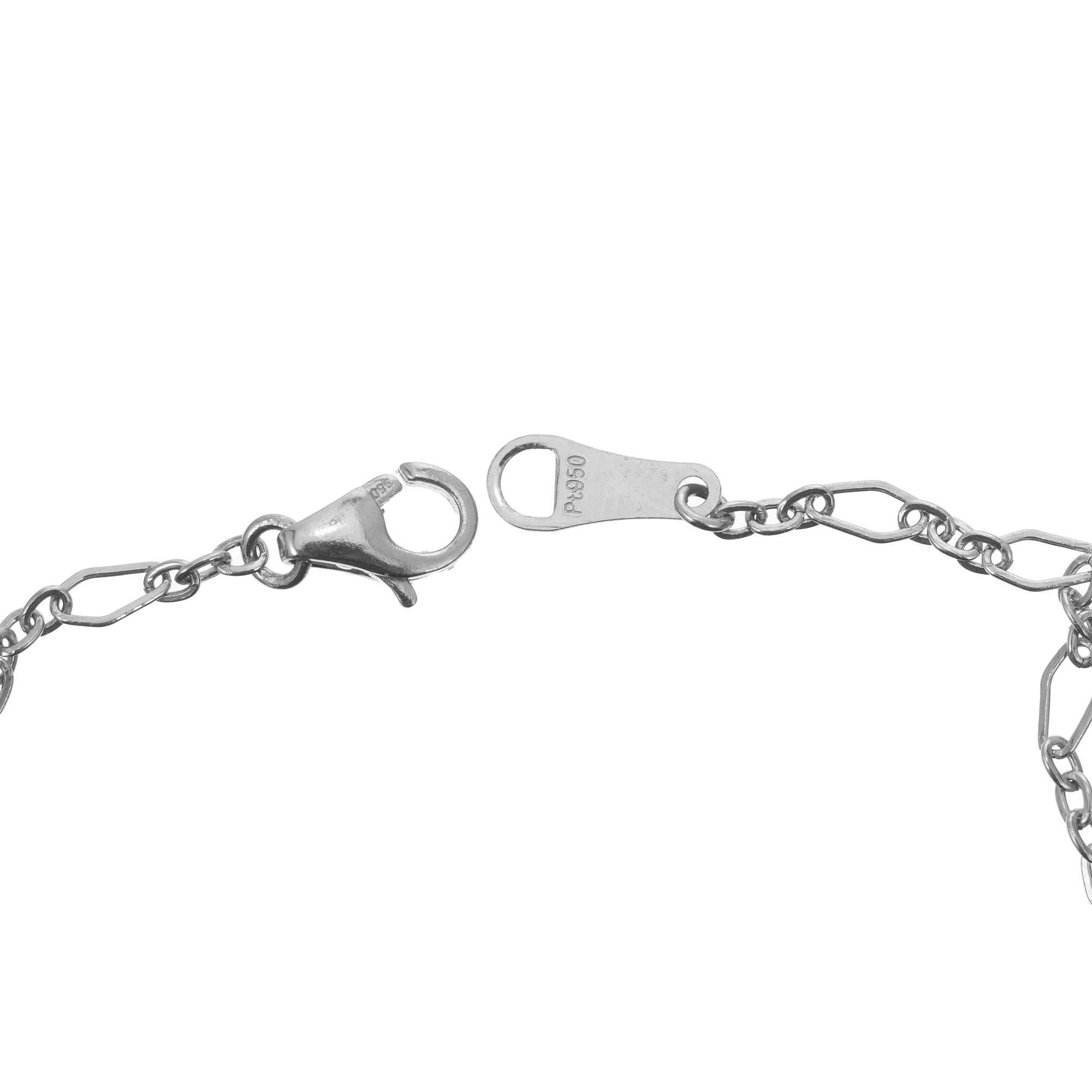 Women's Peter Suchy 29.40 Carat Aquamarine Diamond Platinum Pendant Necklace  For Sale