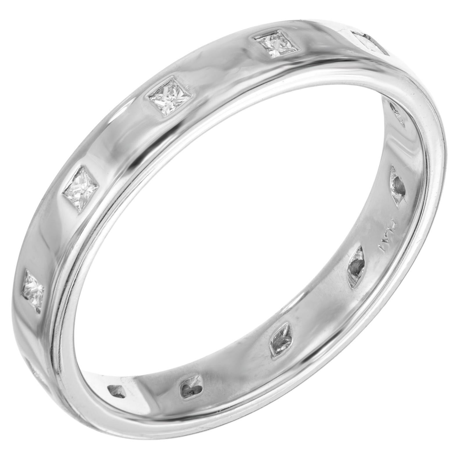 Peter Suchy .30 Karat Diamant Platin Eternity Band Ring