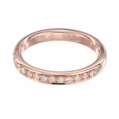 Peter Suchy .30 Carat Diamond Rose Gold Eternity Band Ring