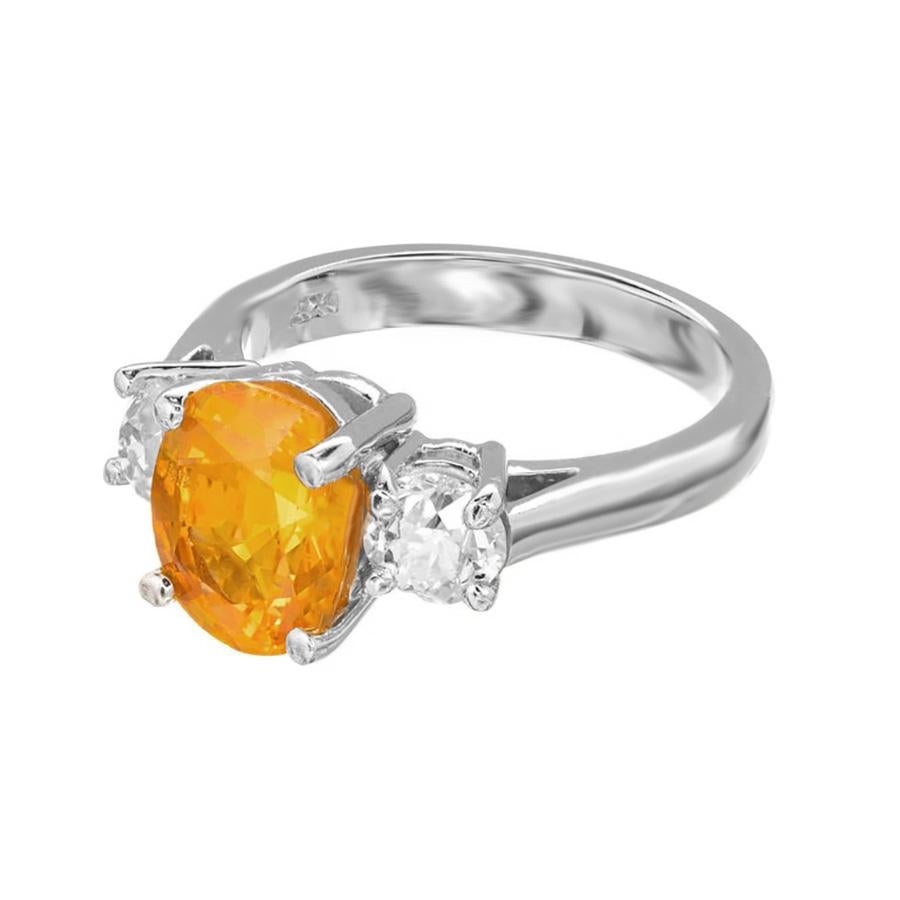 orange engagement ring
