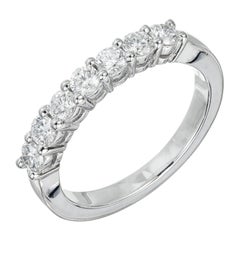 Peter Suchy .42 Carat Diamond Platinum Wedding Band Ring