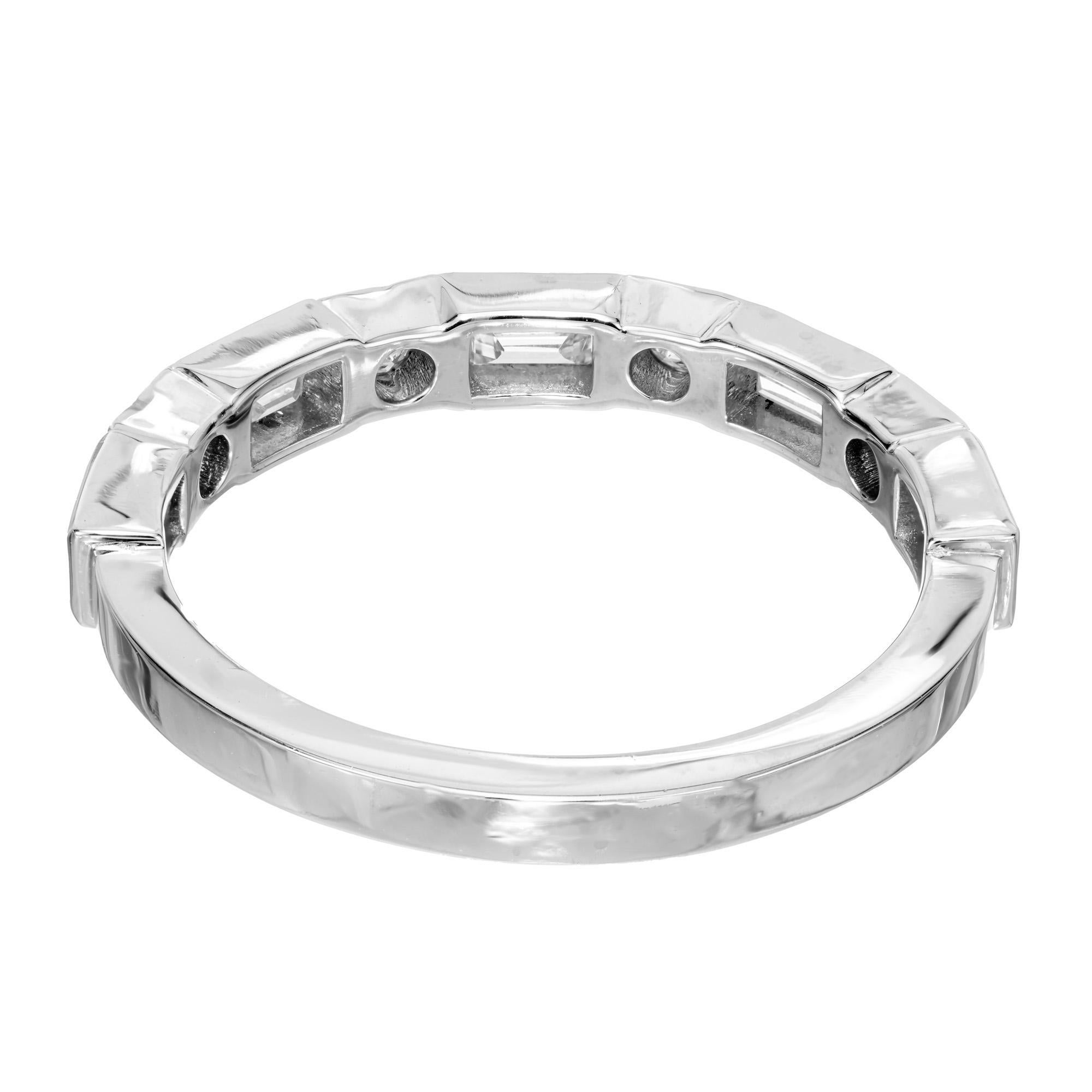 Women's Peter Suchy .43 Carat Diamond Platinum Wedding Band Ring