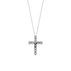 Cruz de platino con diamantes Peter Suchy de 0,53 quilates