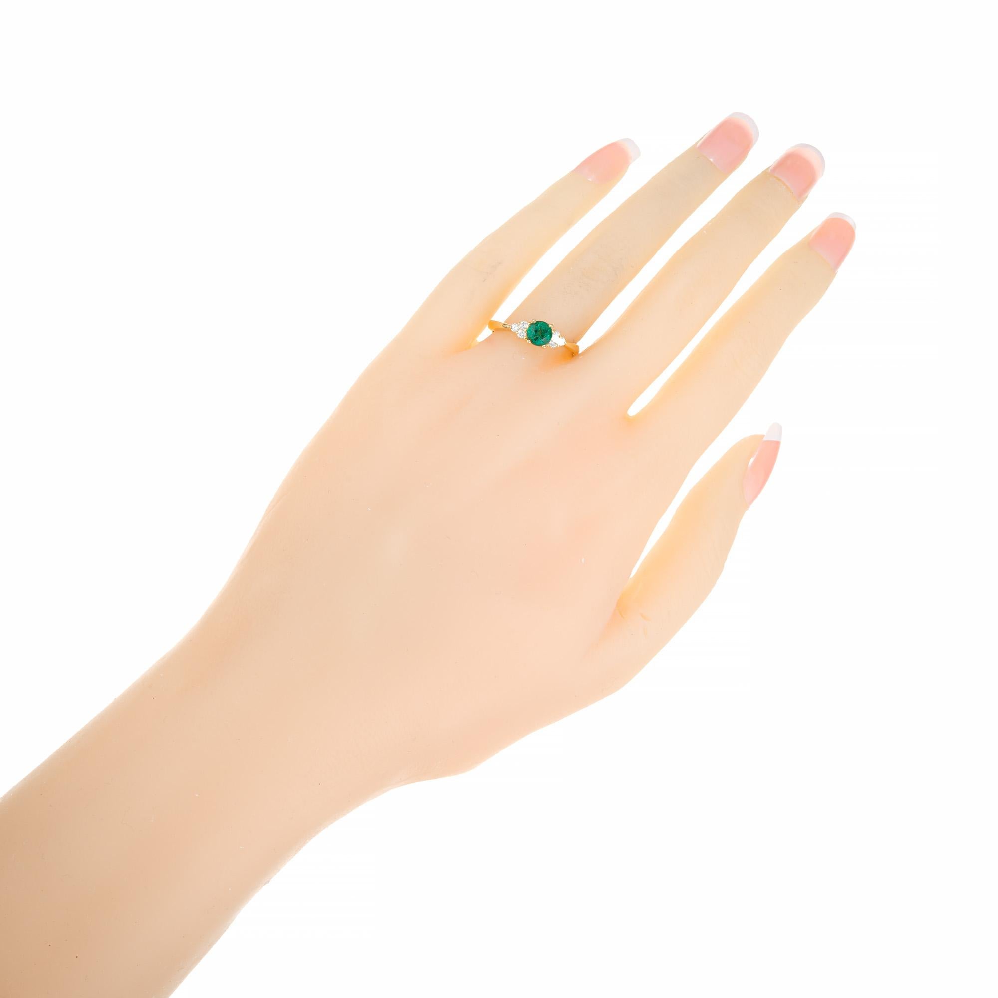 58 Karat Smaragd-Diamant-Gelbgold-Ring von Peter Suchy  im Angebot 4