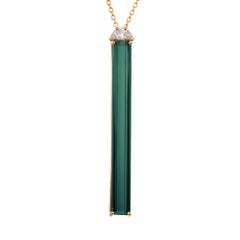 Peter Suchy Collar Colgante Oro Amarillo Turmalina Diamante 6.50 Quilates