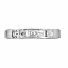 Peter Suchy .70 Carat Diamond Platinum Wedding Band Ring