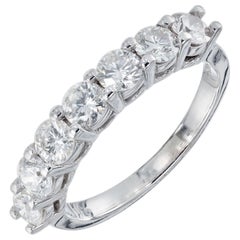 Anneau de mariage Peter Suchy en platine avec diamants de 1,20 carat