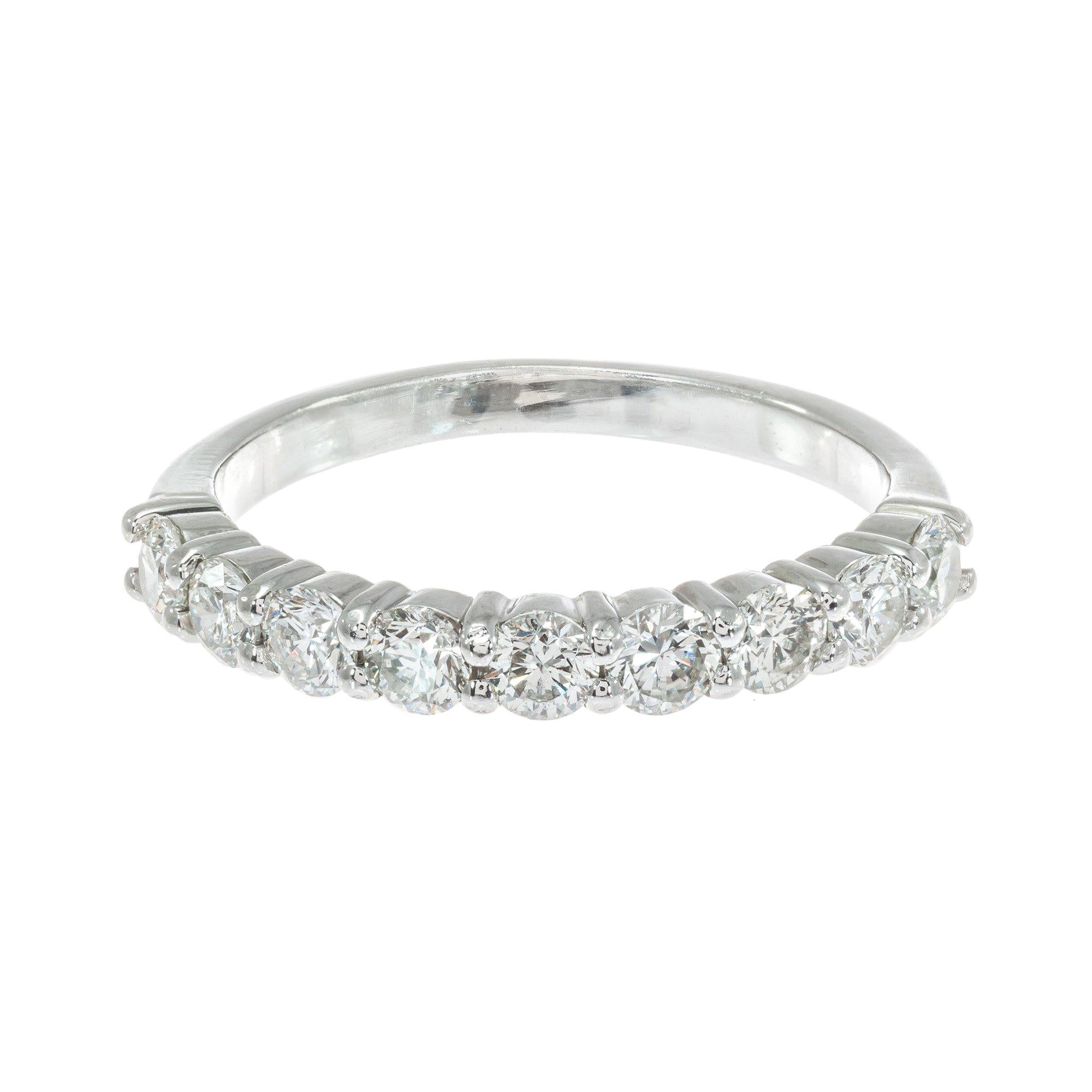 Verlobungsring aus Platin mit 0,75 Karat Diamant von Peter Suchy im Angebot