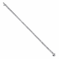 Peter Suchy 7.73 Round Diamond White Gold Tennis Bracelet