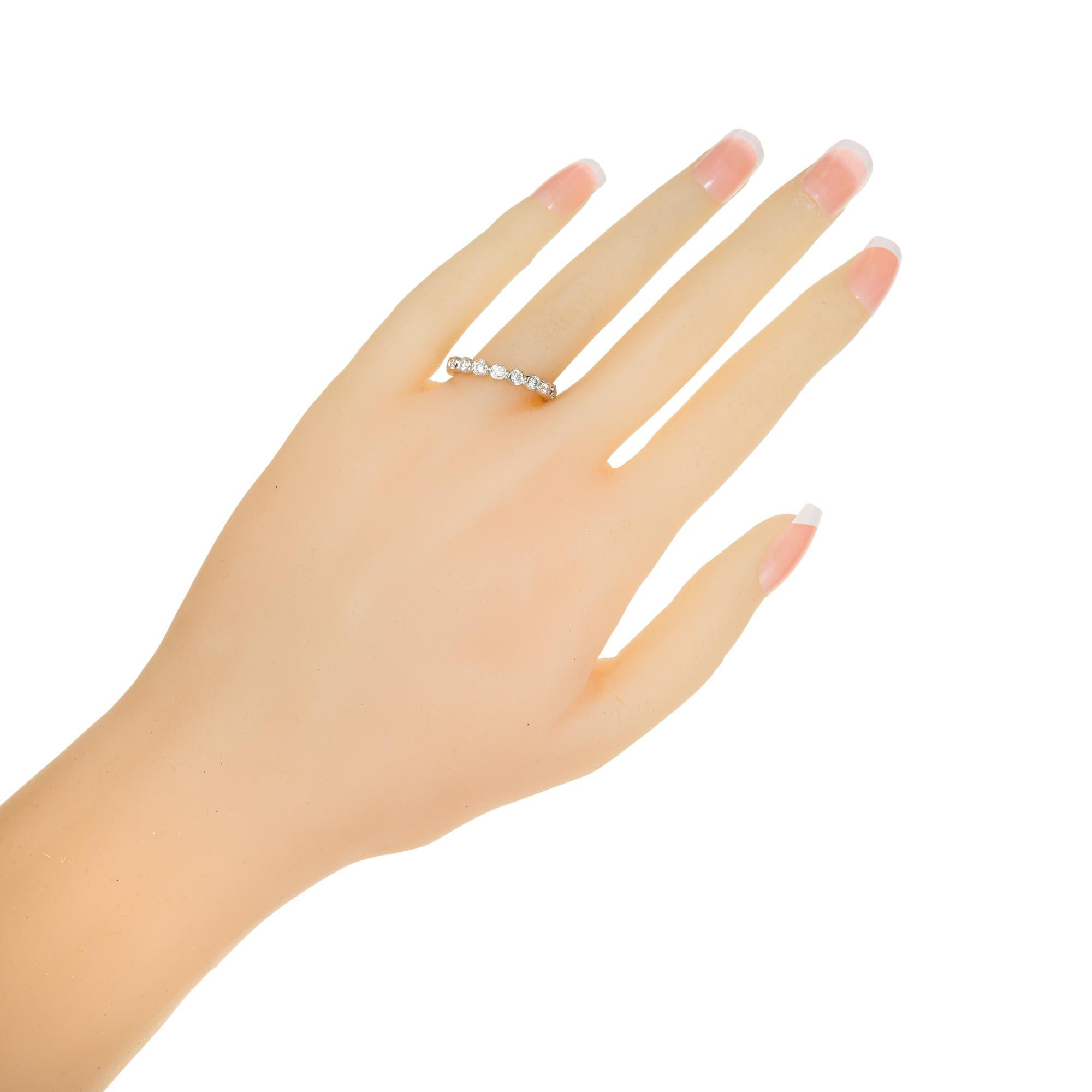 Memoryring aus Platin mit88 Karat rundem Diamanten im Brillantschliff von Peter Suchy im Angebot 1