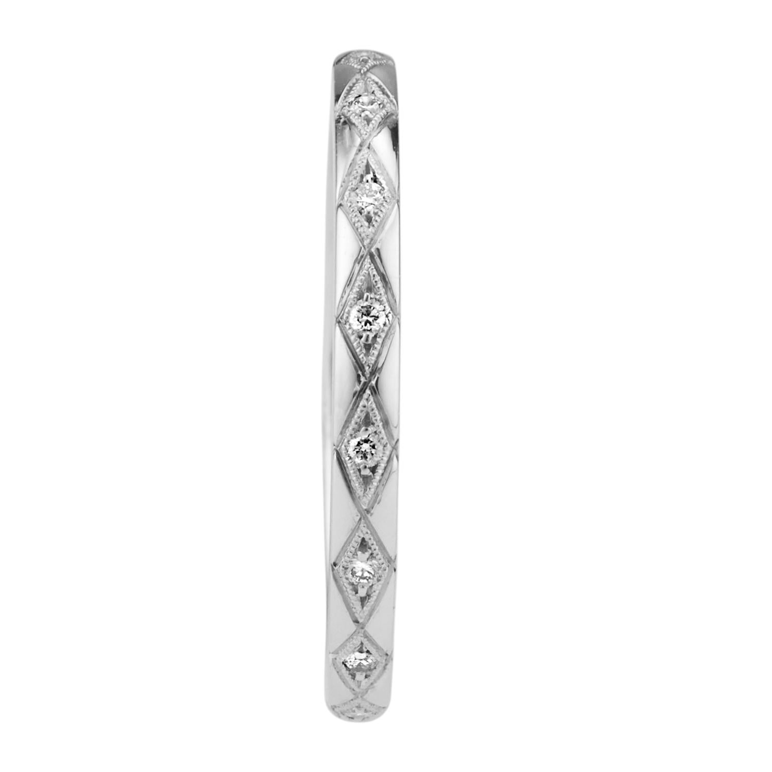Eternity-Ehering aus Platin mit 9 Karat Diamanten von Peter Suchy im Zustand „Hervorragend“ im Angebot in Stamford, CT