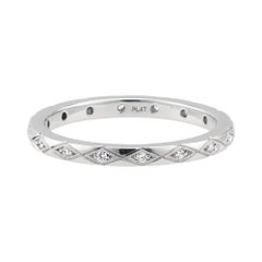 Peter Suchy .9 Carat Diamond Platinum Eternity Wedding Band Ring