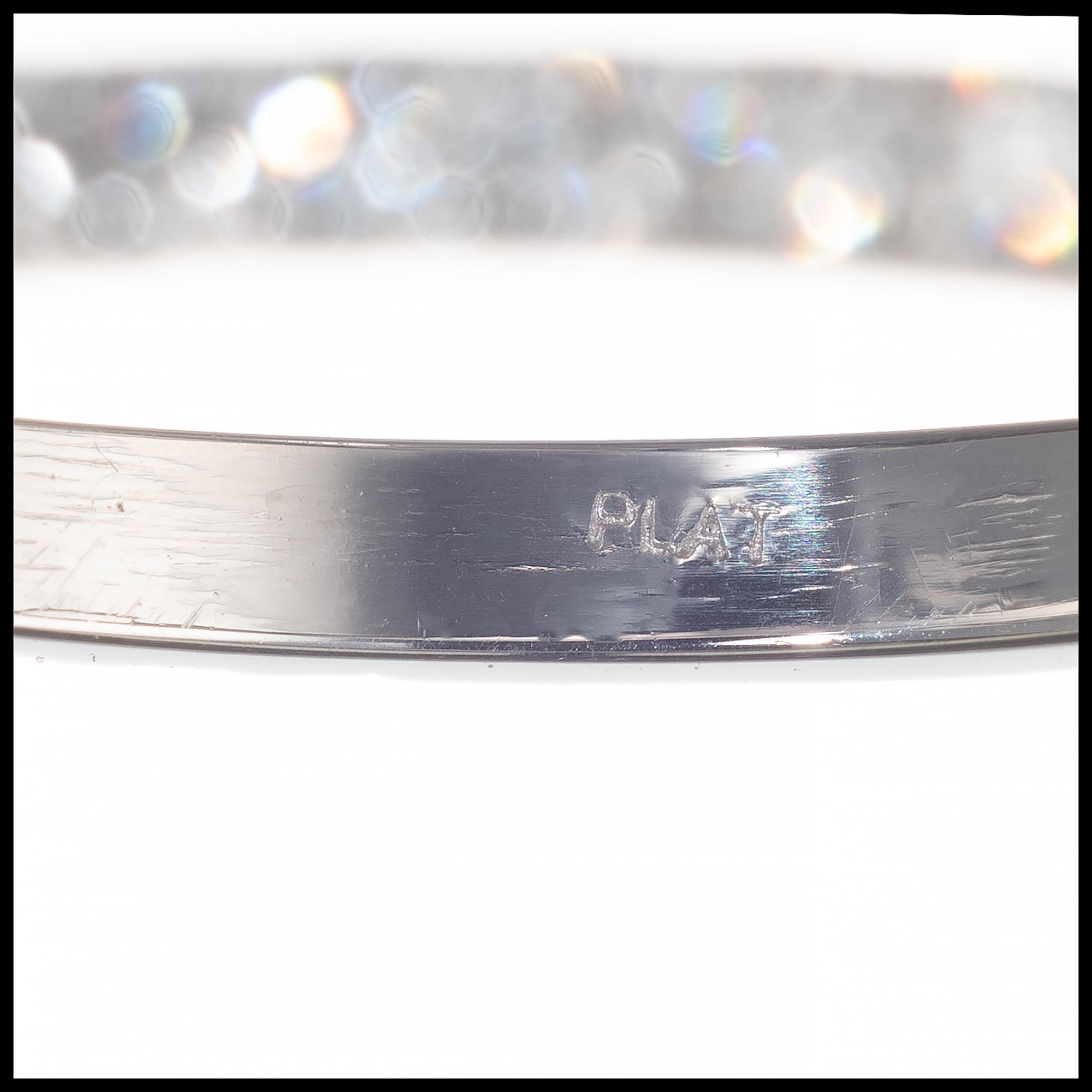 Bague de fiançailles Peter Suchy en platine avec diamant certifié EGL de 1,61 carat Neuf - En vente à Stamford, CT