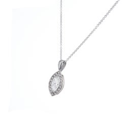 Peter Suchy EGL Certified .70 Carat Marquise Diamond Gold Pendant Necklace