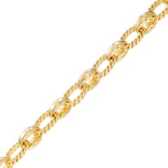 Peter Suchy Fancy Yellow Gold Link Chain Necklace