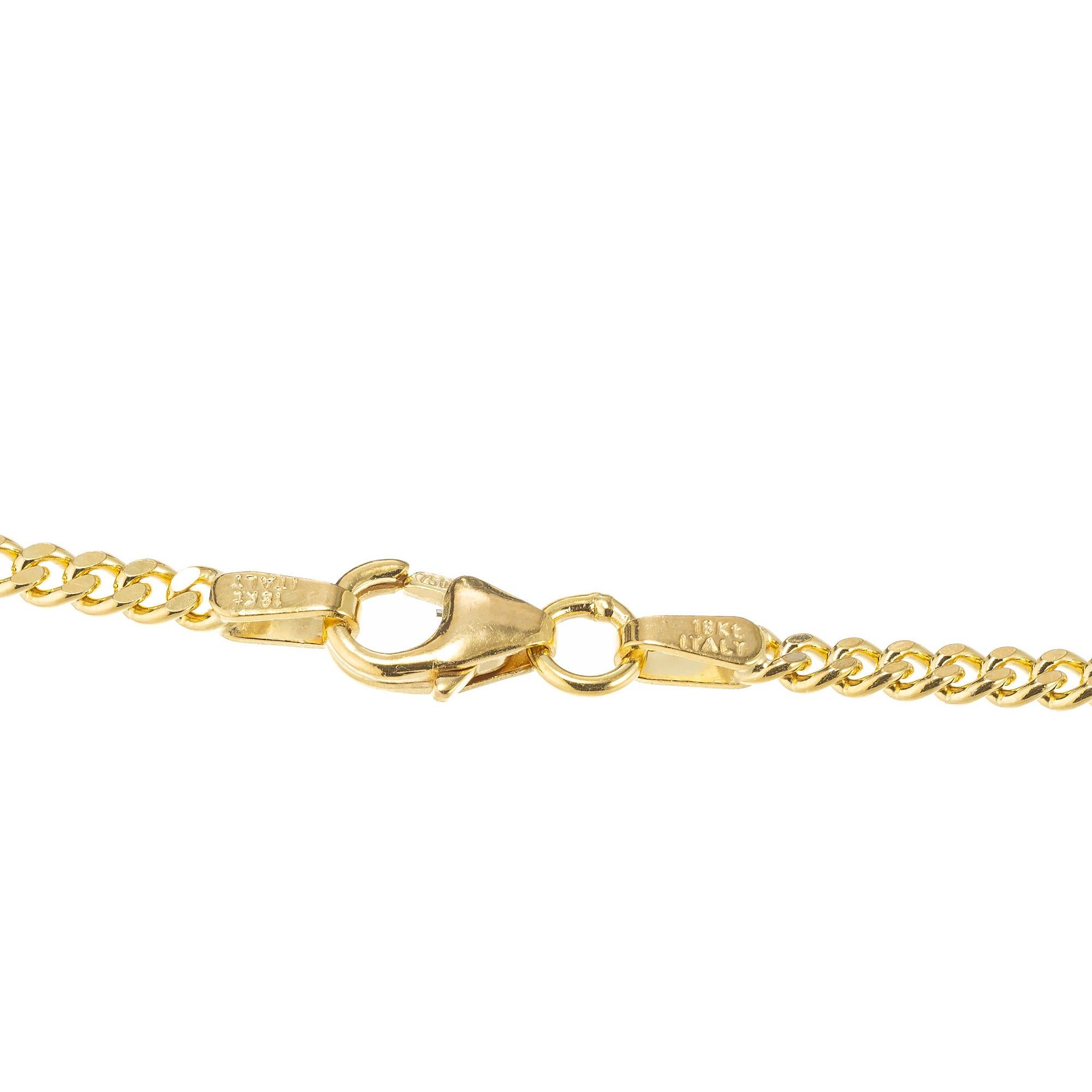 Peter Suchy GIA 10,09 Karat Kolumbianische Birne Smaragd Diamant Gold Anhänger Halskette im Angebot 2