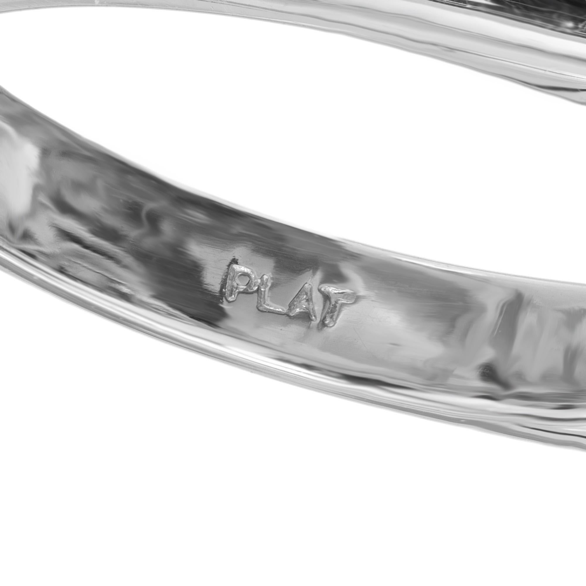 Peter Suchy GIA 15.30 quilates Zafiro verde Diamante Anillo de compromiso en platino en venta 3