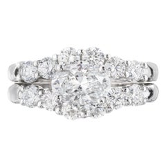 Peter Suchy GIA Certified 1.01 Carat Diamond Platinum Engagement Ring