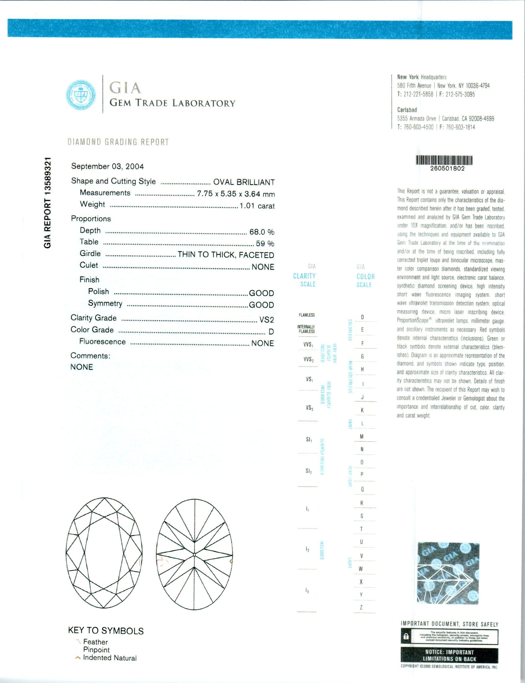 Peter Suchy Verlobungsring, GIA zertifiziert 1,01 Karat Diamant Platin im Angebot 3