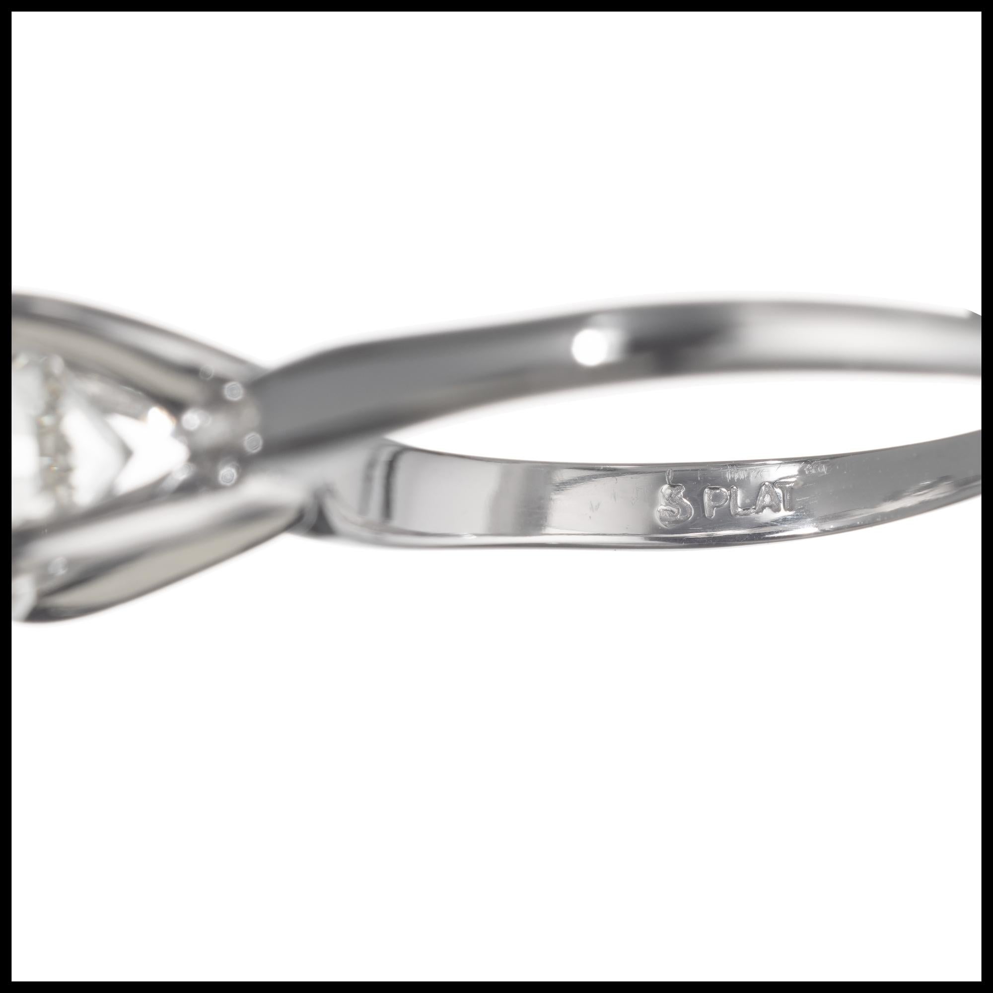 Bague de fiançailles solitaire en platine avec diamant de 1,05 carat certifié GIA de Peter Suchy Neuf - En vente à Stamford, CT