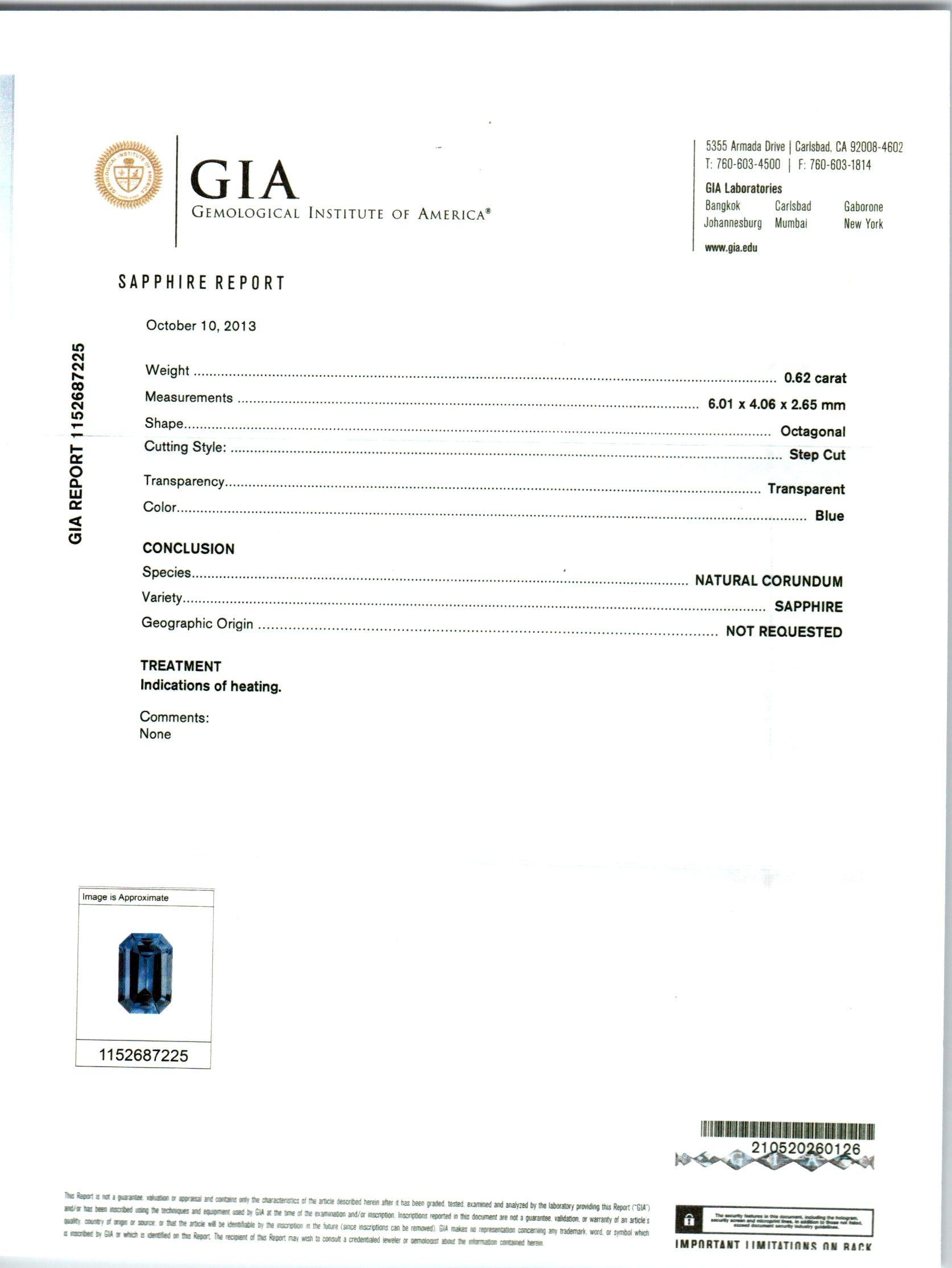 Round Cut Peter Suchy GIA Certified 1.18 Carat Sapphire Aqua Diamond Gold Dangle Earrings For Sale