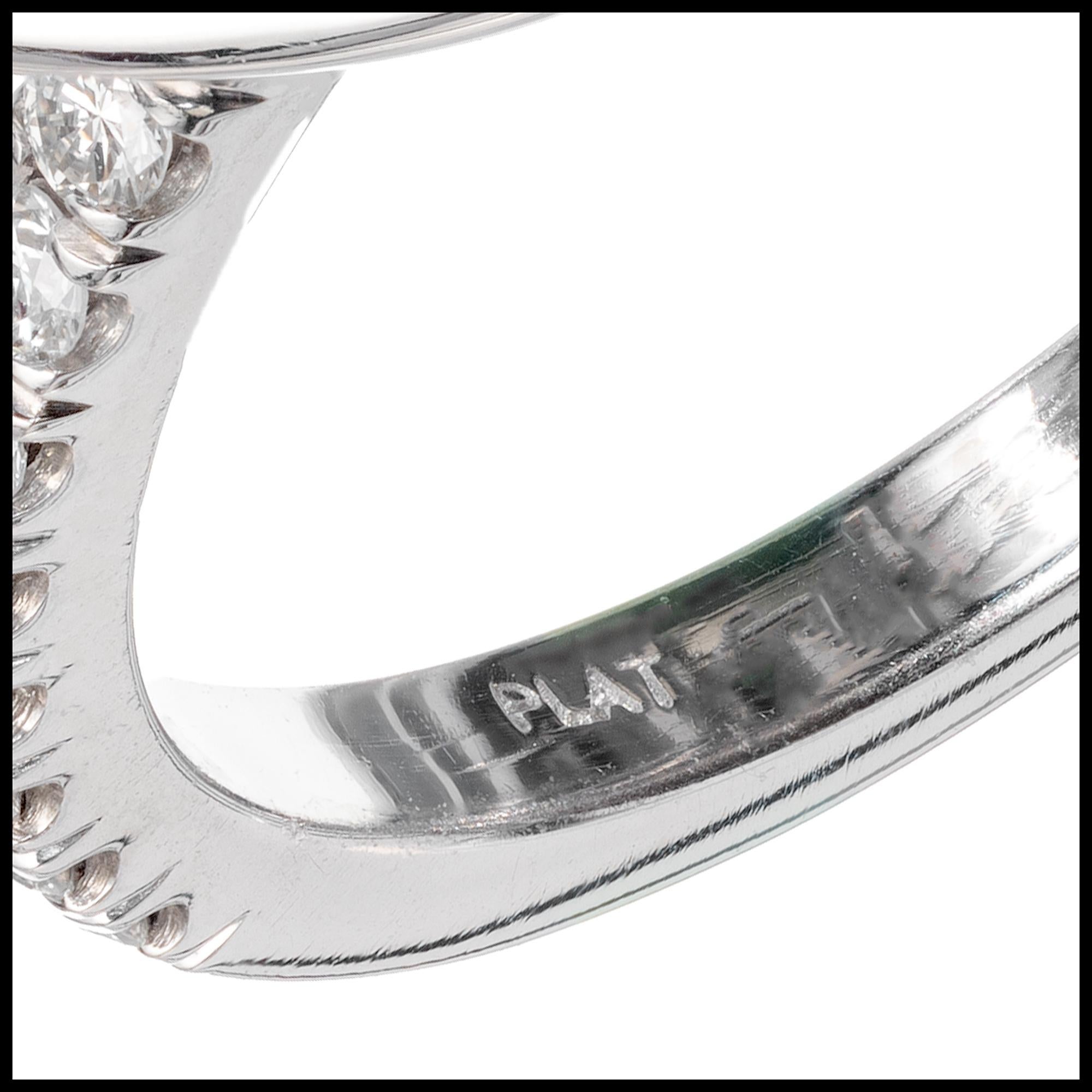 Verlobungsring aus Platin mit GIA-zertifiziertem 1,27 Karat Diamanten von Peter Suchy Damen im Angebot