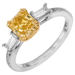 Peter Suchy GIA Certified 1.42 Carat Diamond Platinum Engagement Ring 