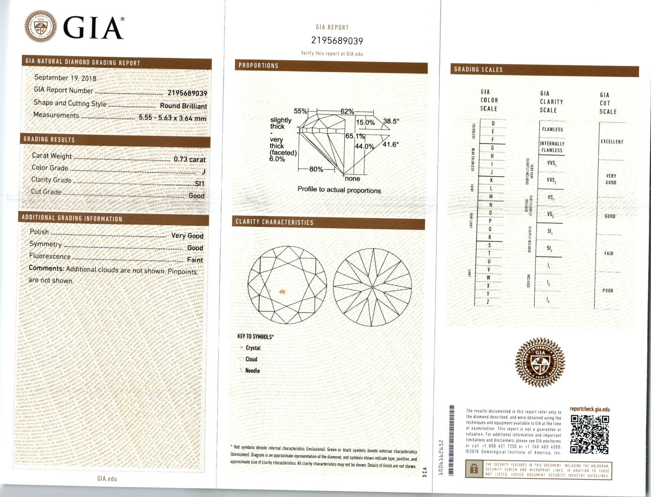 Peter Suchy GIA Certified 1.46 Carat Diamond Platinum Stud Earrings 3