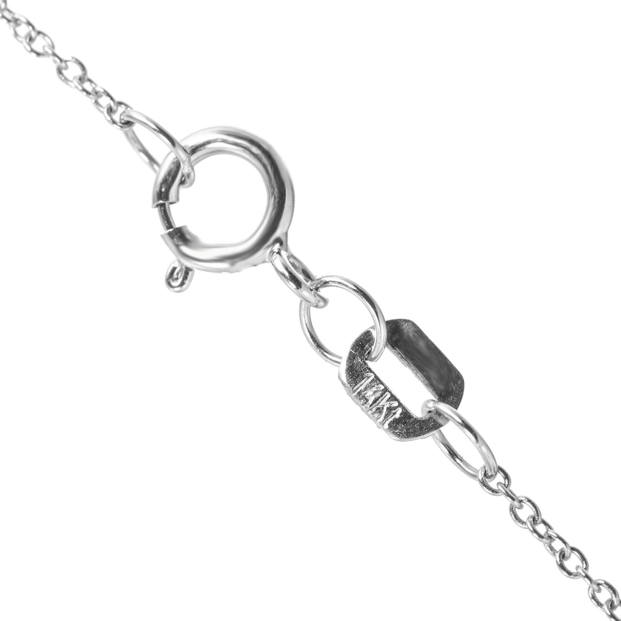 Peter Suchy GIA Certified 1.47 Carat Sapphire Diamond Gold Pendant Necklace For Sale 1