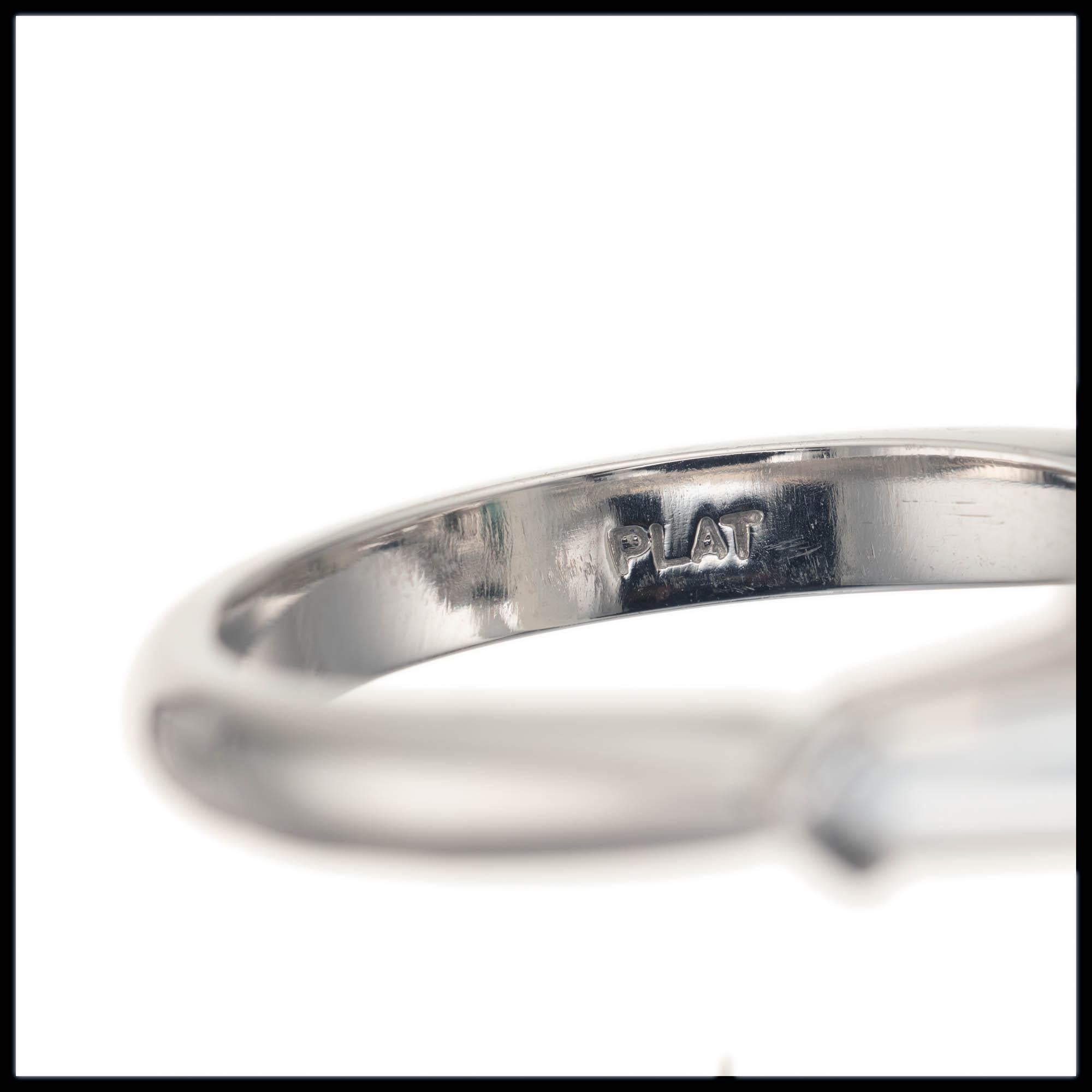 Peter Suchy GIA Certified 15.61 Carat Sapphire Diamond Platinum Engagement Ring 1