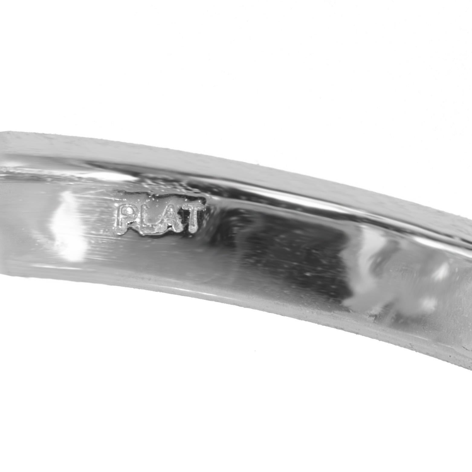 Peter Suchy GIA Certified 1.58 Carat Diamond Platinum Toi et Moi Engagement Ring For Sale 3