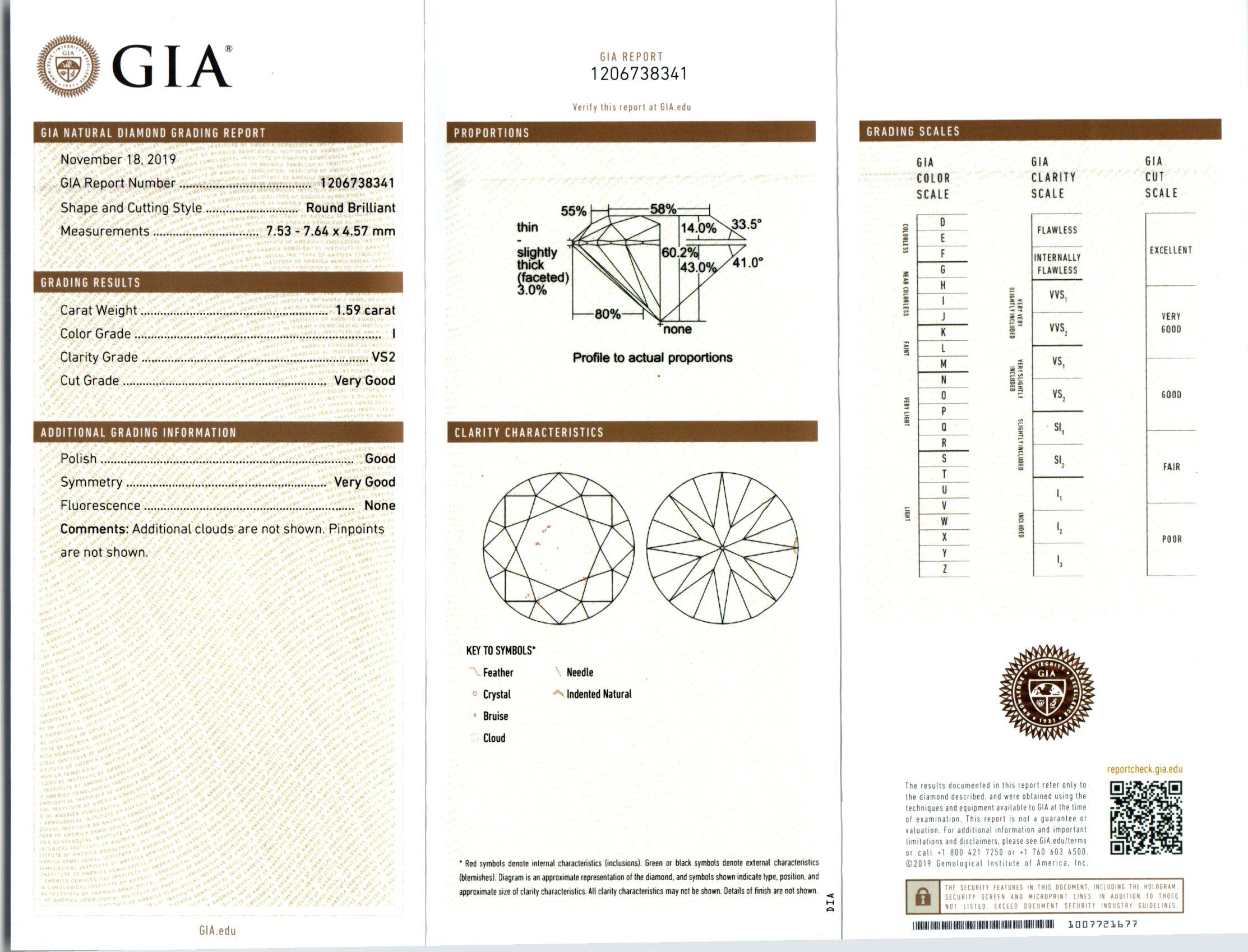 Verlobungsring aus Platin und Roségold mit GIA-zertifiziertem 1,59 Karat Diamant von Peter Suchy  im Zustand „Neu“ im Angebot in Stamford, CT