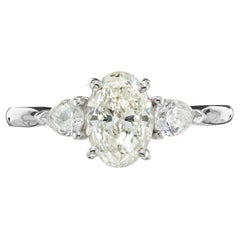 Peter Suchy GIA Certified 1.60 Carat Diamond Platinum Engagement Ring